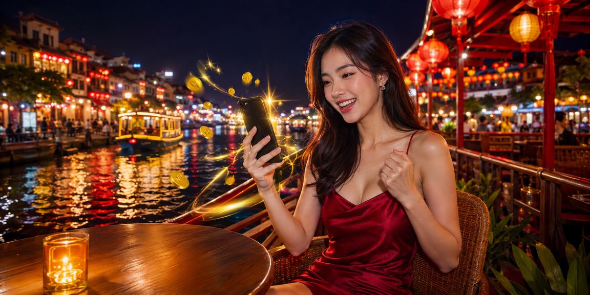 Người dùng Hà Nội nạp tiền và kiểm tra kết quả cá cược thể thao trên điện thoại cùng cà phê buổi sáng