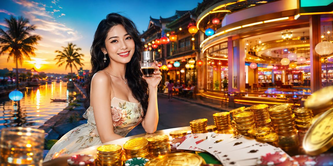Người dùng Hội An tham gia trò chơi bài trực tuyến tại quán cà phê với không khí thư giãn